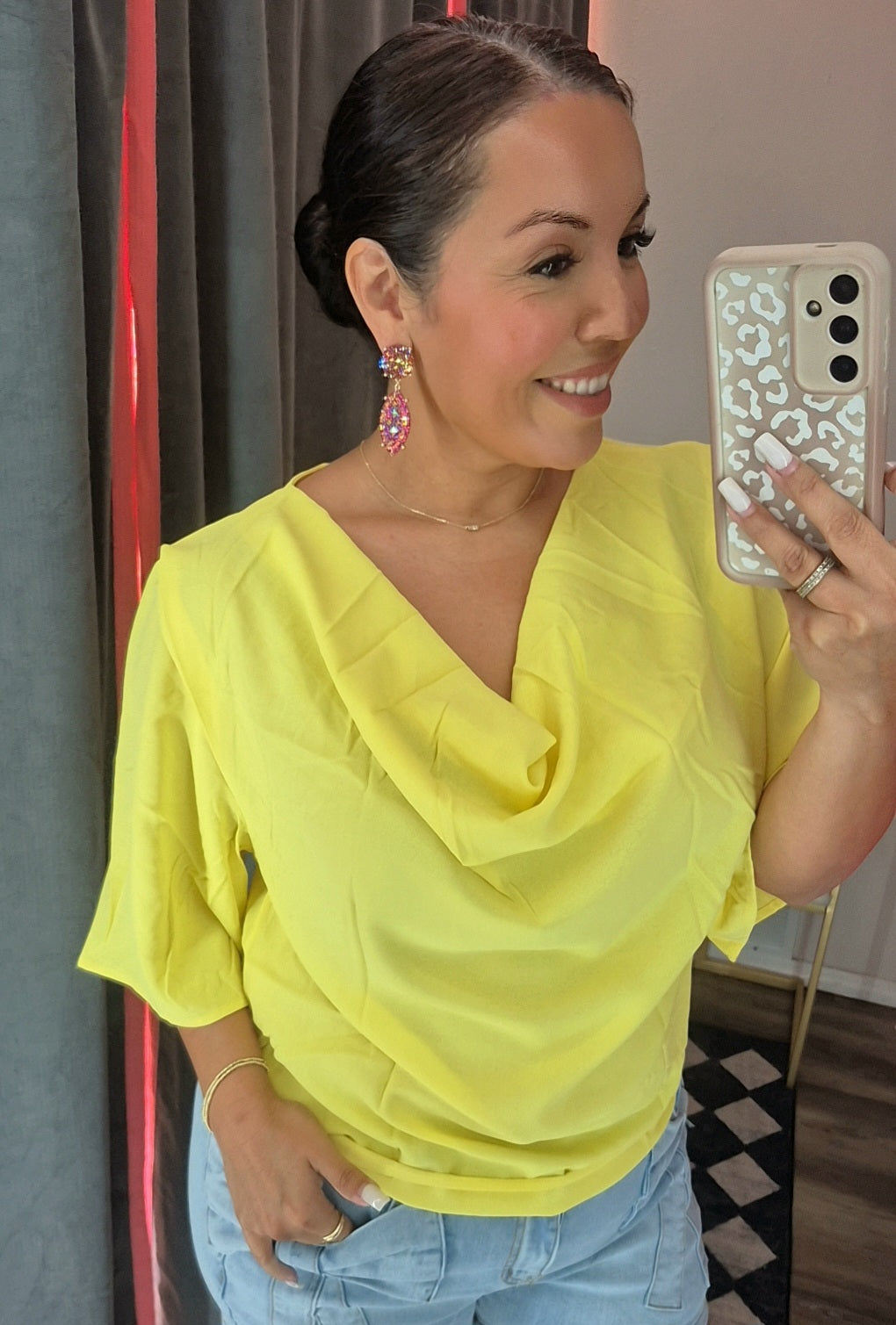 Yellow Flow Top