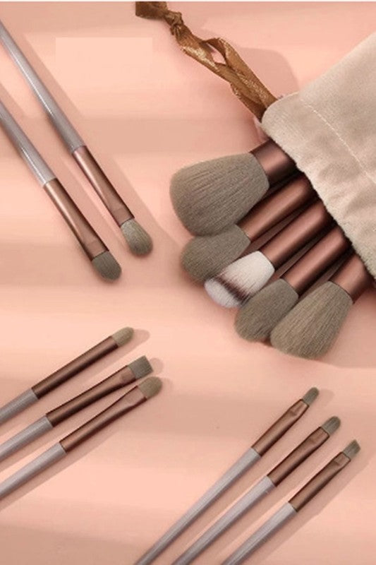 13 Piece Make-Up Brush Set- Lavender