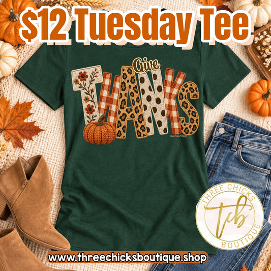Tuesday Tee 10/27