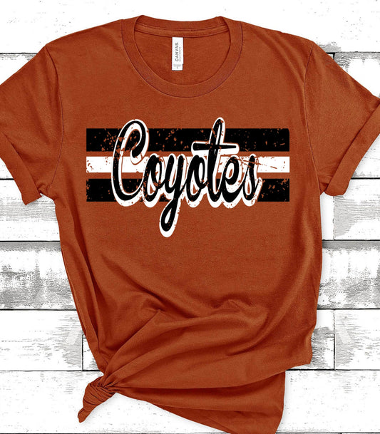 Distressed Coyote Tee