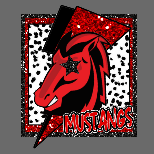 Glitter Bolt Dalm. Mascot