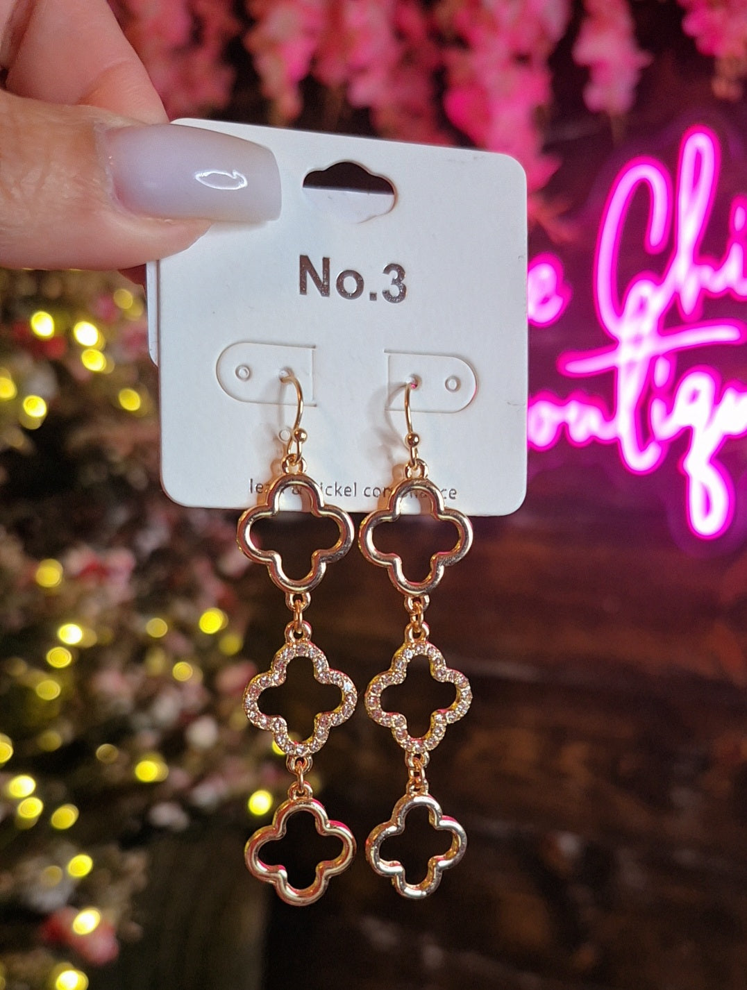 Trio Clover Earrings