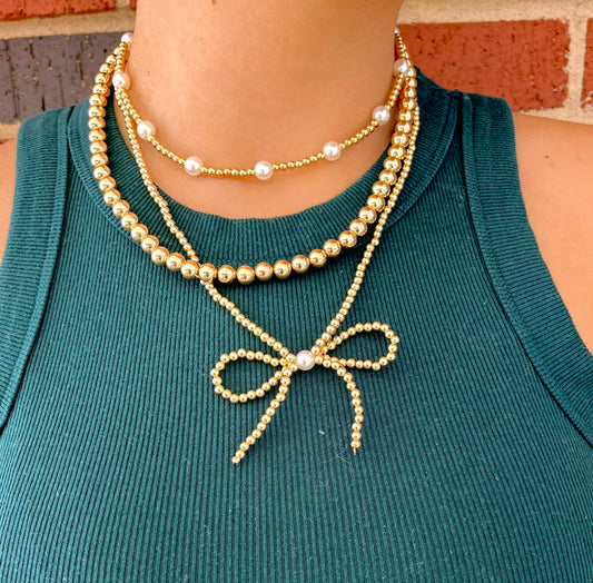 Bow Necklace