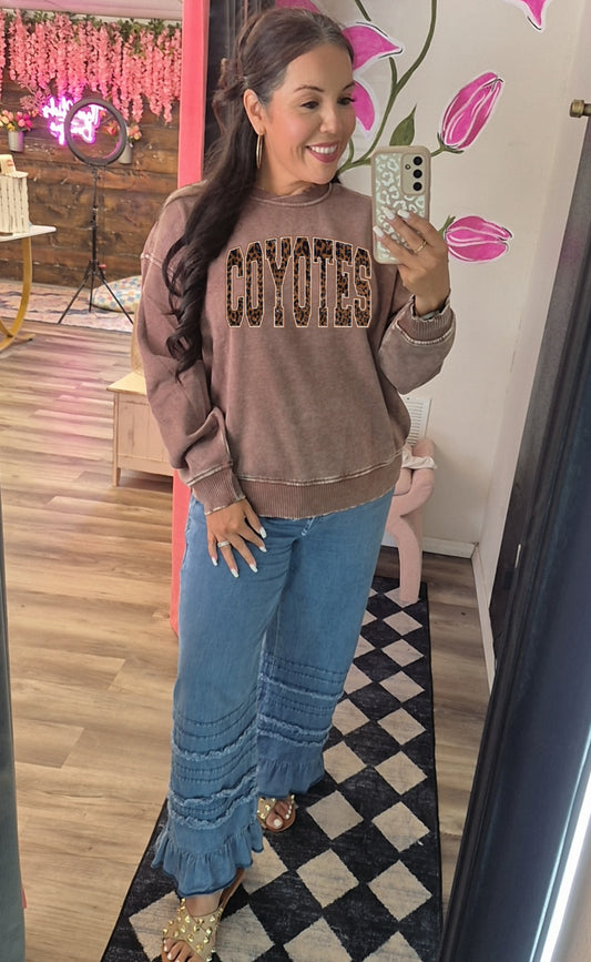 Leopard Mascot Sweater