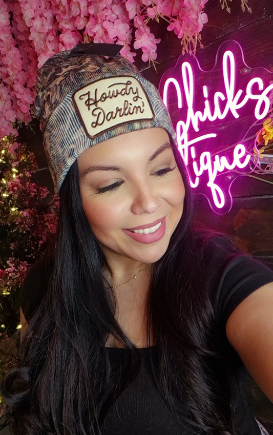 Howdy Darlin' Camo Beanie