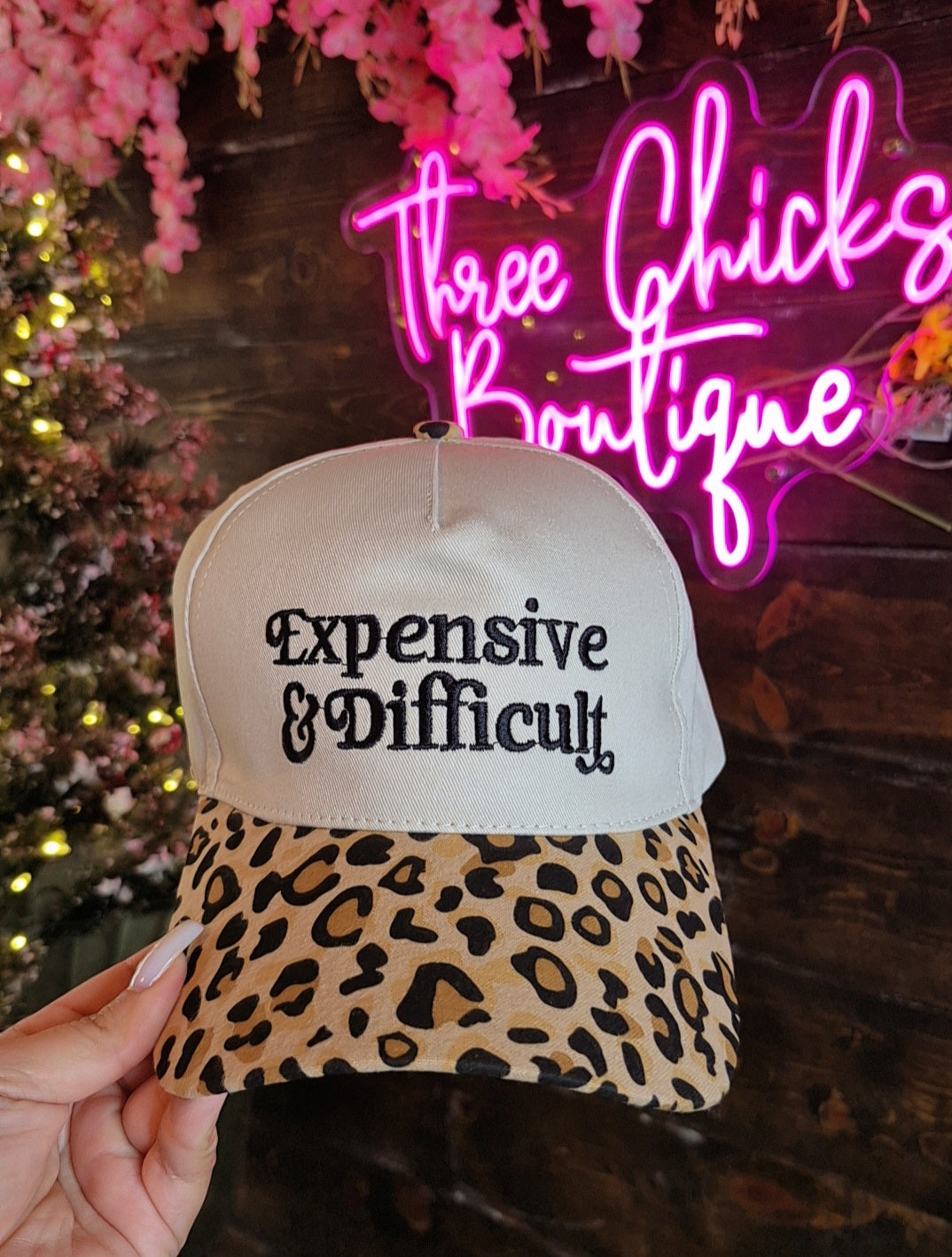 Expensive & Difficult Cap- Leopard