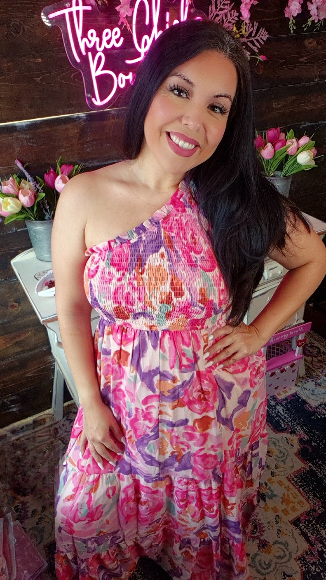 Spring Time Watercolor Maxi