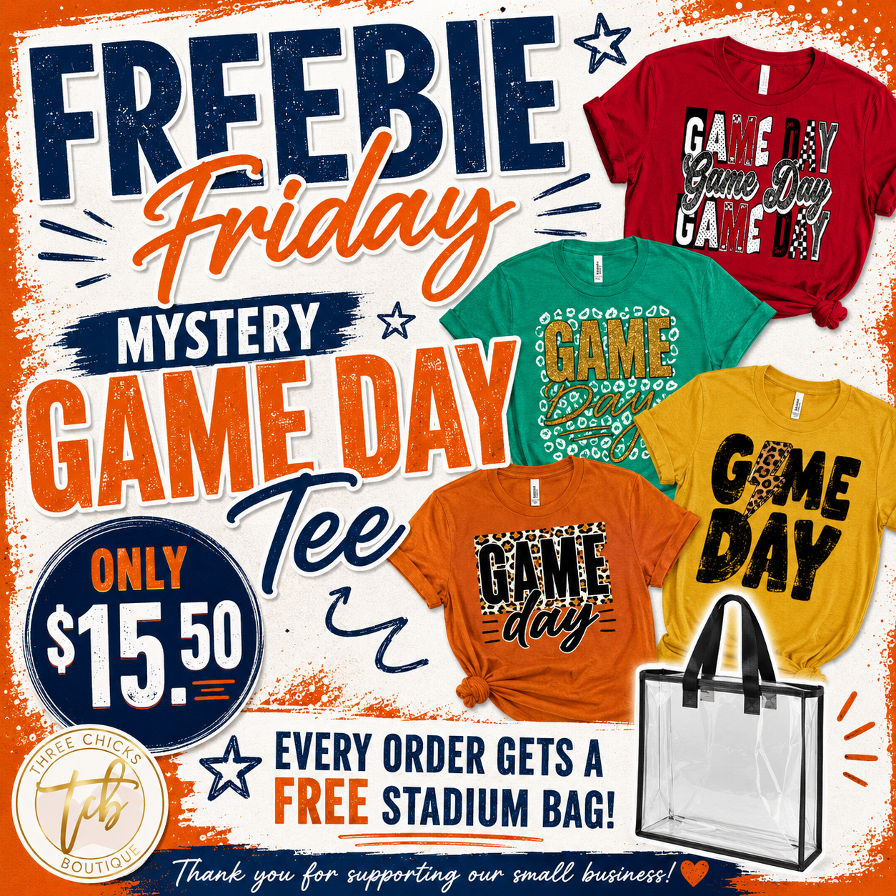 Game Day Freebie Friday Tee!