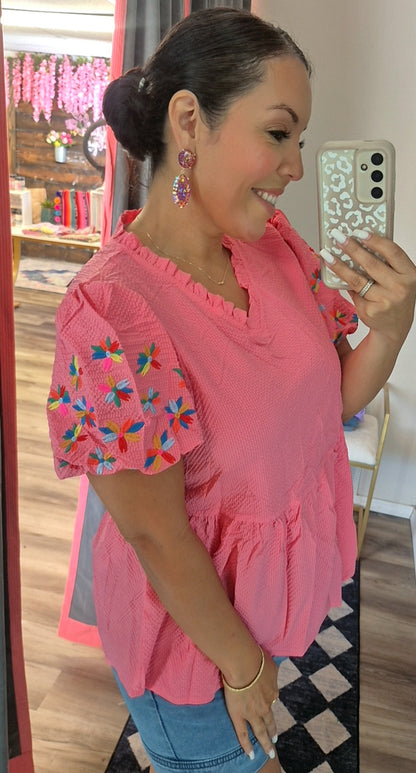 Pink Chica Top